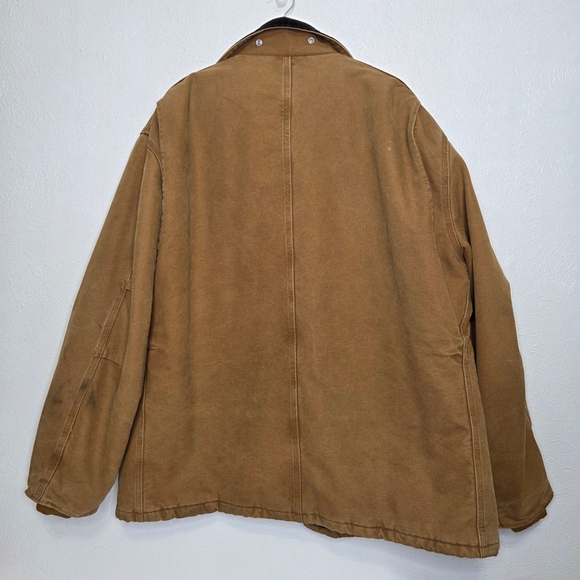 Carhartt C26-211 Sandstone Traditional Arctic Quilt Lined Coat Size 2XL Tall - Picture 12 of 14